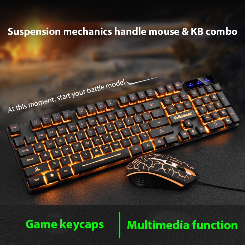 Gaming Keyboard And Mouse For Xbox - KM320 toetsenbord- en muisset Waterdicht lichtgevend