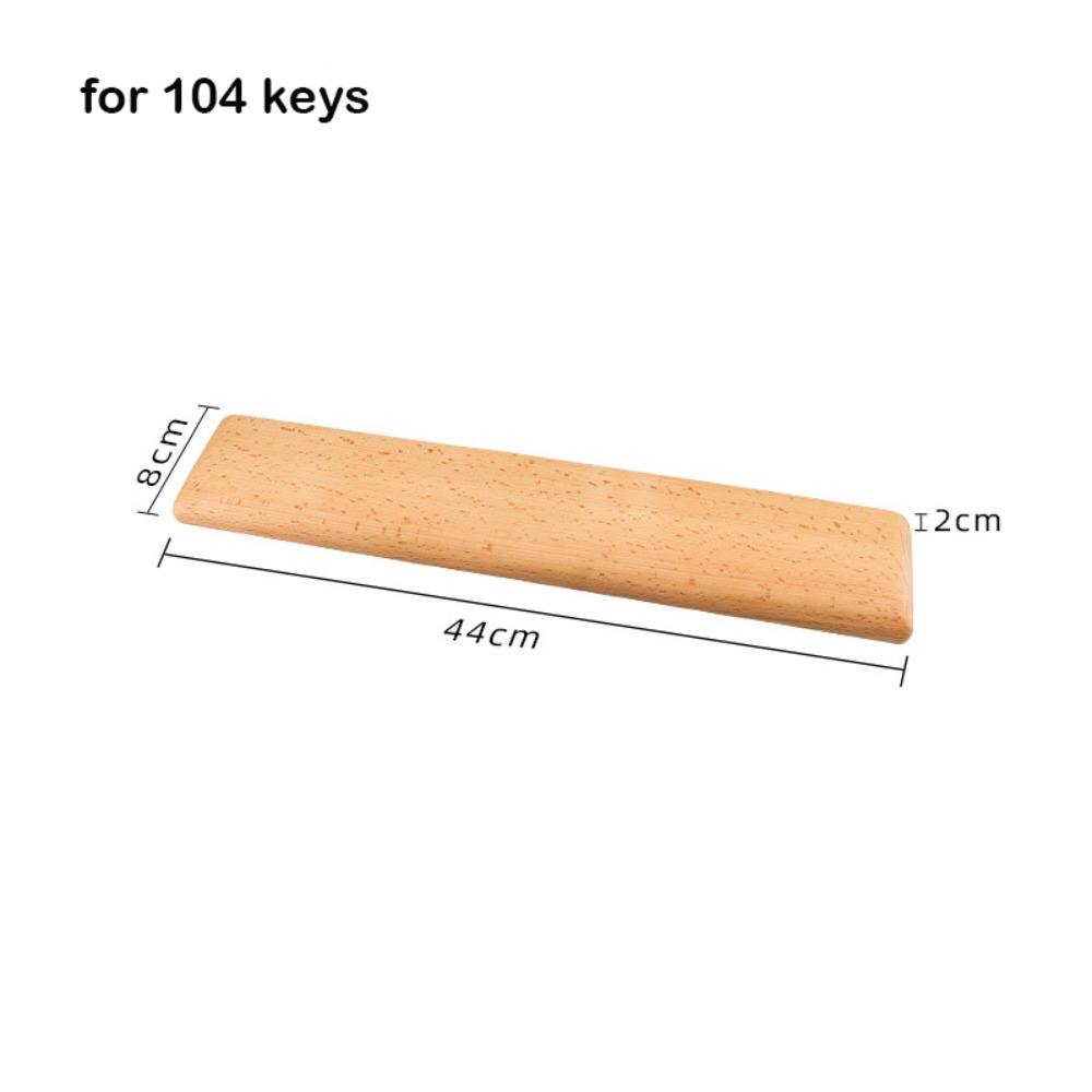 Wrist Rest Wood - Houten toetsenbord Polssteun Ergonomische vlekbestendige steun