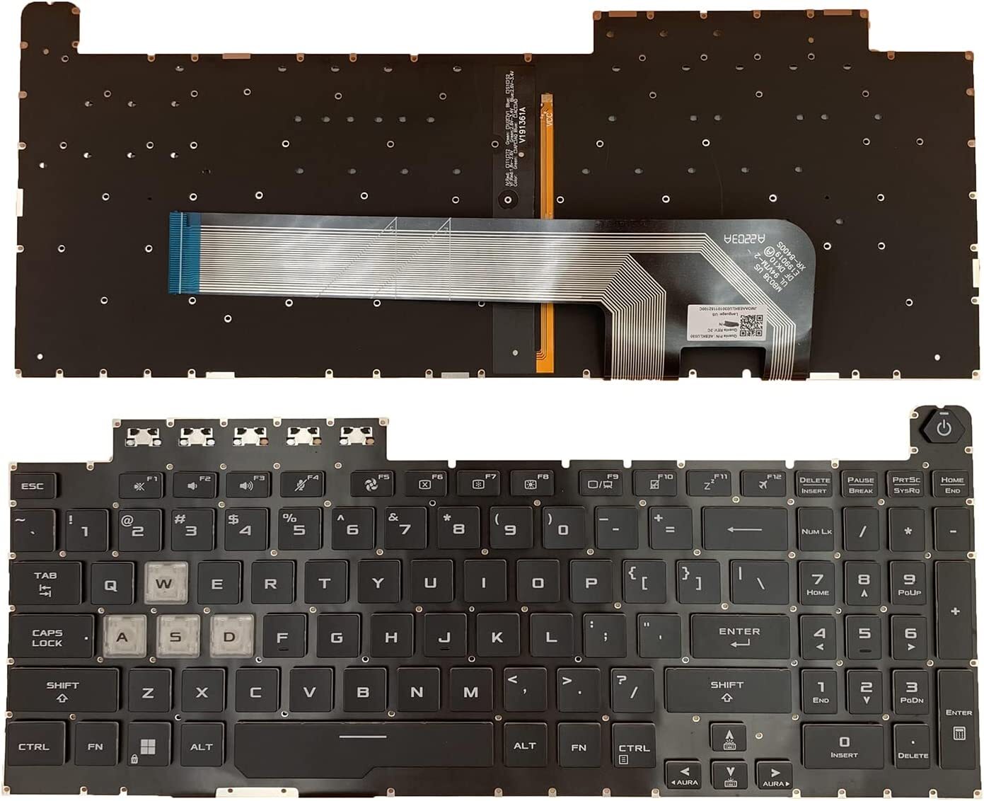 Gaming Keyboard Asus - Nieuw voor Asus TUF Gaming F17