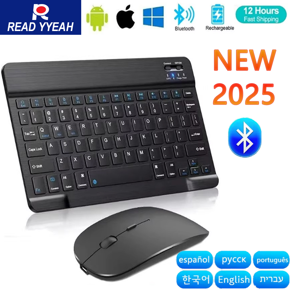 Gaming Keyboard Wireless - Nieuwe 2025 Bluetooth draadloze toetsenbordmuis voor