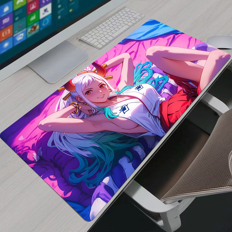 Gaming Keyboard Theme - Een Stuk Yamato Muismat Notebook Xxl