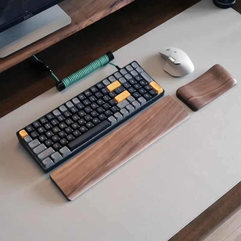 Wrist Rest Wood - Walnoot Hout Palmsteun Mechanische Toetsenbord Accessoires