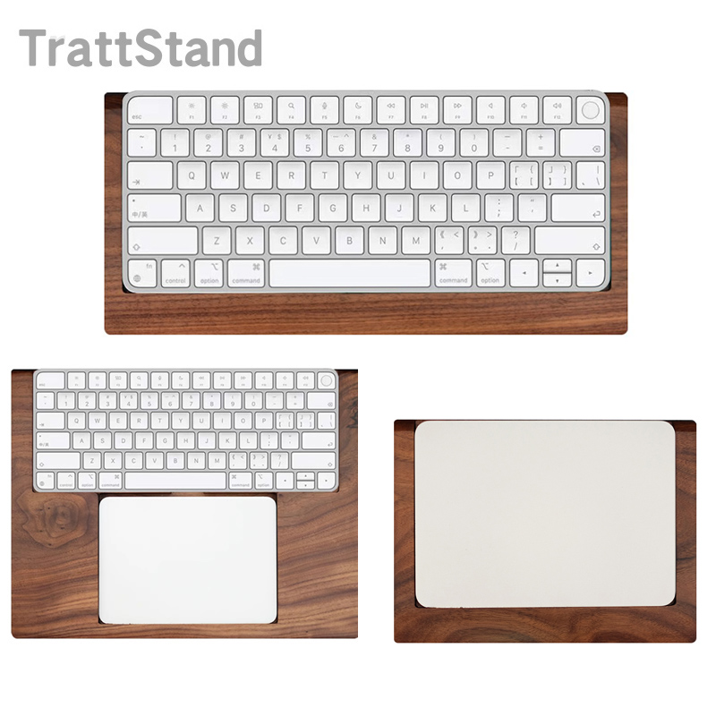 Wrist Rest Wood - 2-in-1 Walnoot Massief Houten Tray Palm