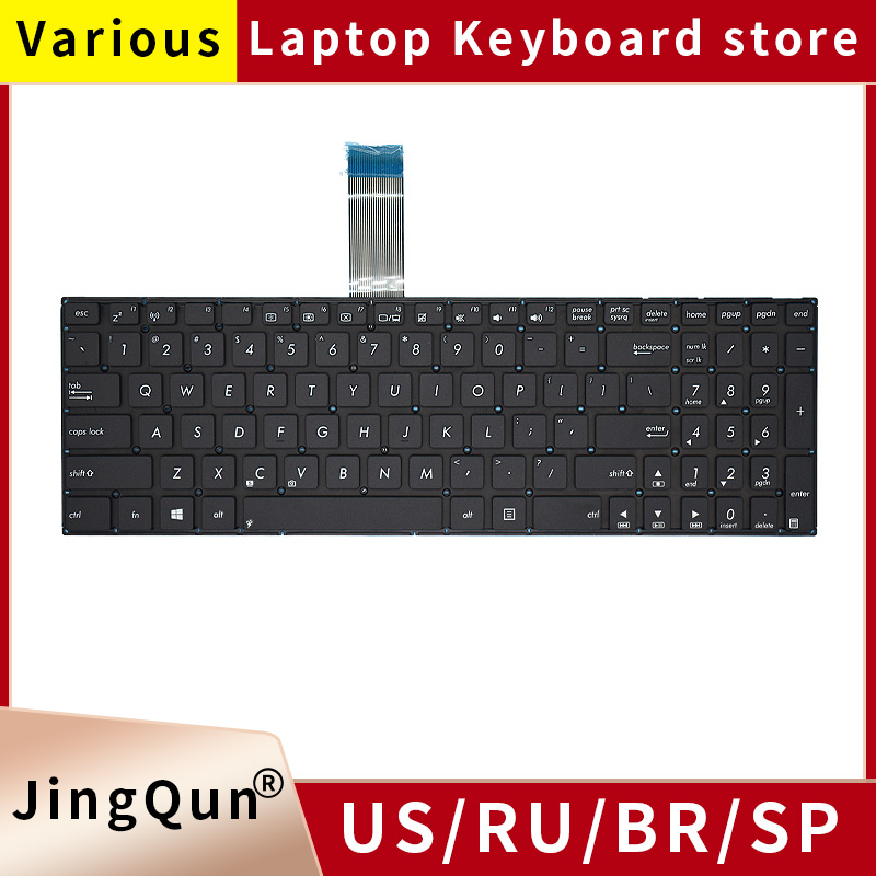Gaming Keyboard Asus - Us/Ru/Russisch Laptop Toetsenbord Voor Asus X550