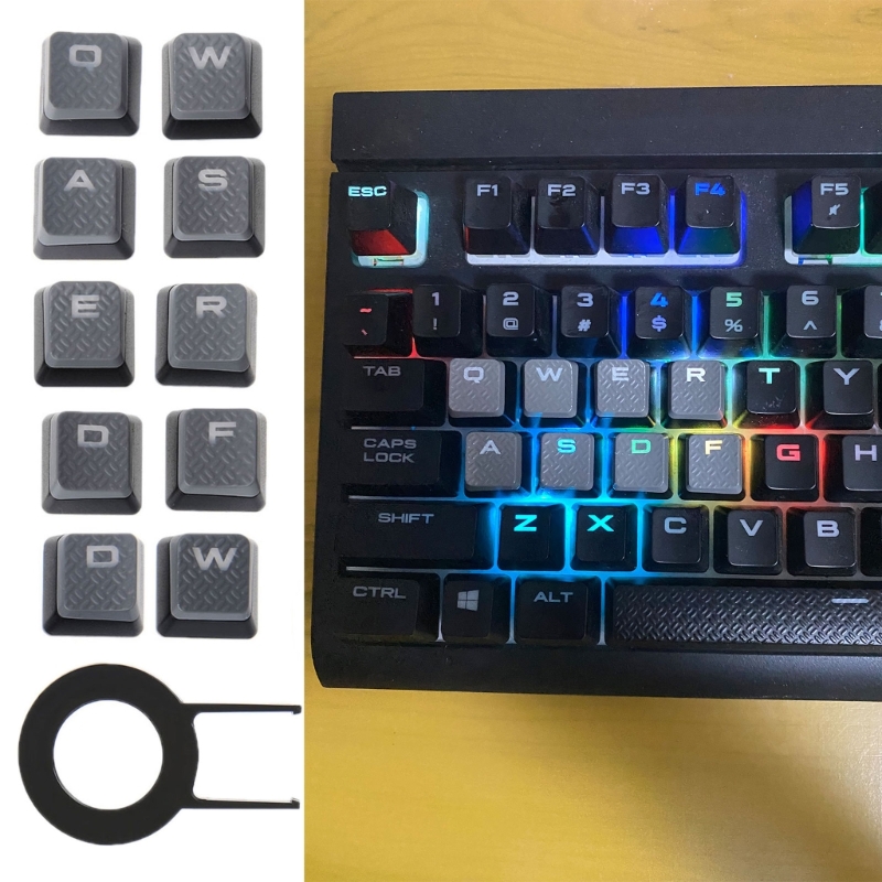 Gaming Keyboard Corsair - 10 toetsen Backlit Keycaps antislip voor
