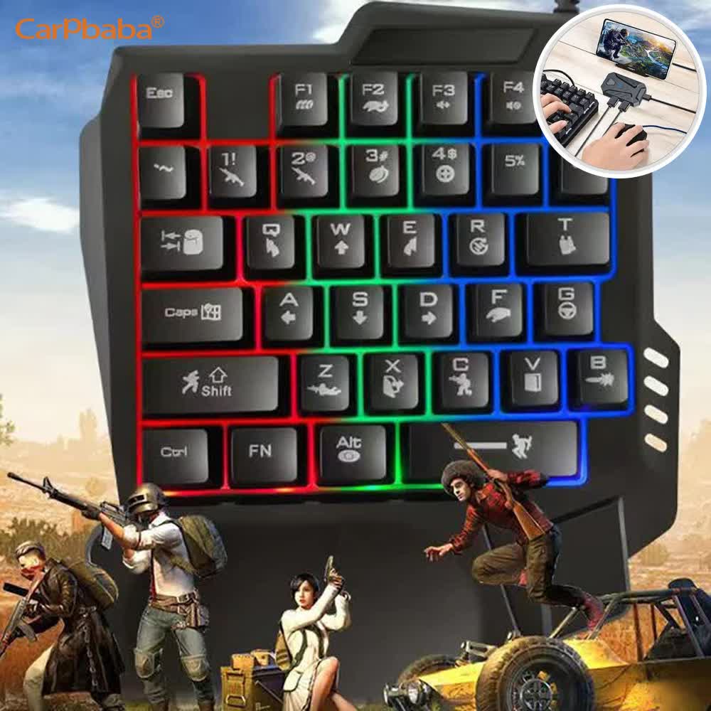 Gaming Keyboard Hand - USB Eenhandige Gaming Kit Compact Mechanisch