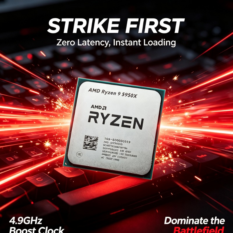 Amd Cpu Ryzen 9 - AM4 Platform Multi-Core CPU AMD 5950X