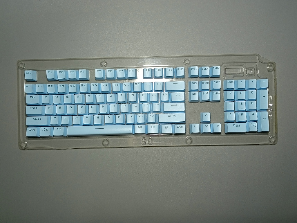 Gaming Keyboard Corsair - Corsair PBT transparante keycap voor K70