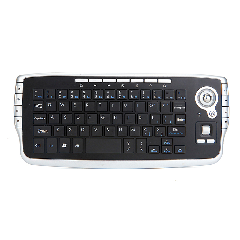 Gaming Keyboard Budget - Jomaa Draagbaar USB Draadloos Trackball-toetsenbord met