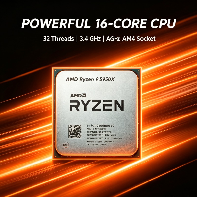 Amd Cpu Ryzen 9 - Ryzen 9 5950X 16-core high-performance desktop