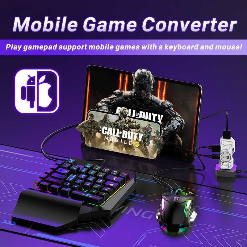 Gaming Keyboard Extension - Mobiele games Converter Kit Mobilador Gamer