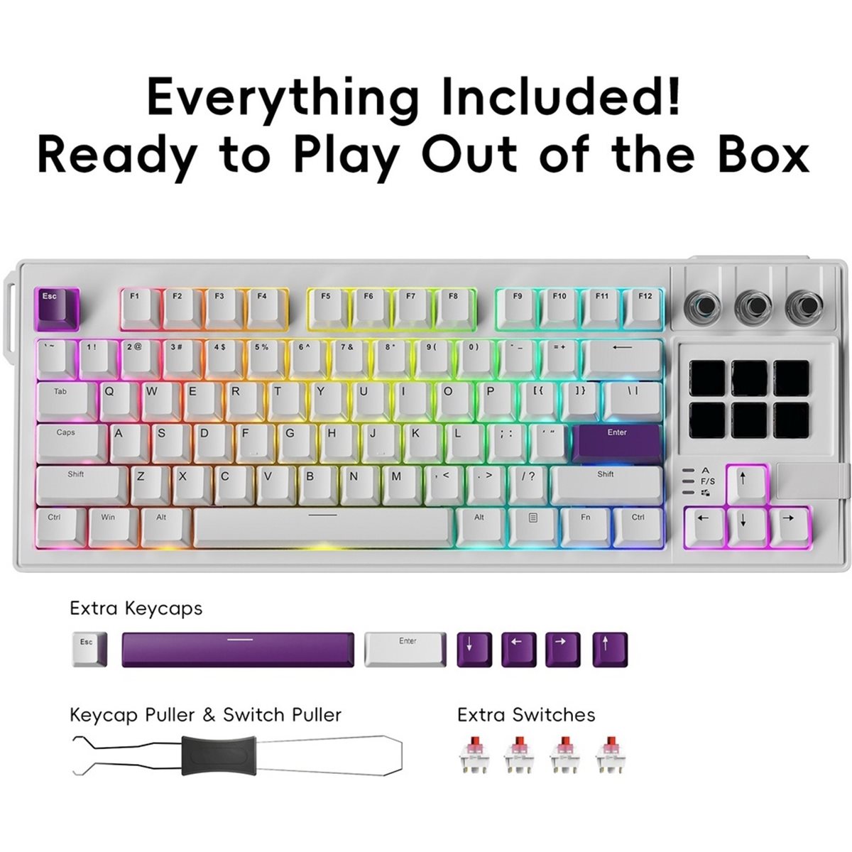update. K1 PRO Visueel mechani - Gaming Keyboard Ergonomics recensie en prijs