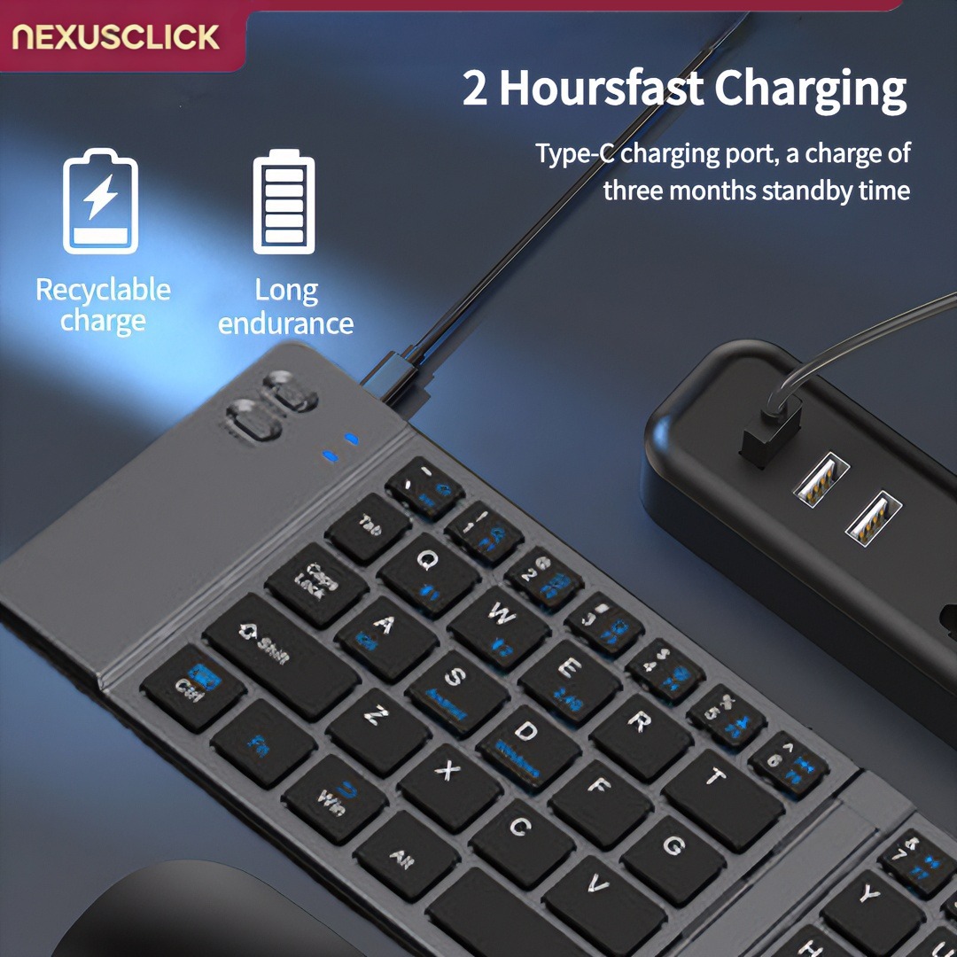 NexusClick Nieuwe mini draadlo - Gaming Keyboard And Mouse Combo Wireless recensie en prijs