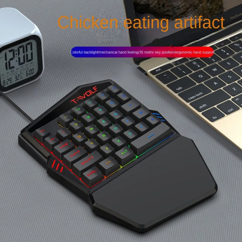 T-WOLF Tf900 One-Handed Keyboa - Gaming Keyboard Mobile recensie en prijs