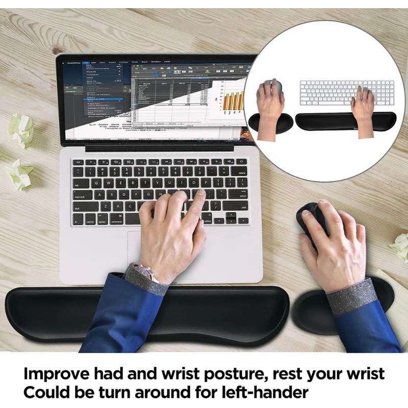 Ergonomische toetsenbord-polss - Gaming Keyboard Mouse Set recensie en prijs