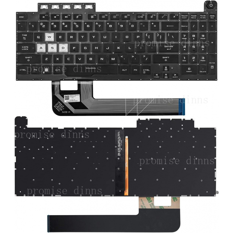 M US-toetsenbord voor Asus TUF - Gaming Keyboard Asus recensie en prijs