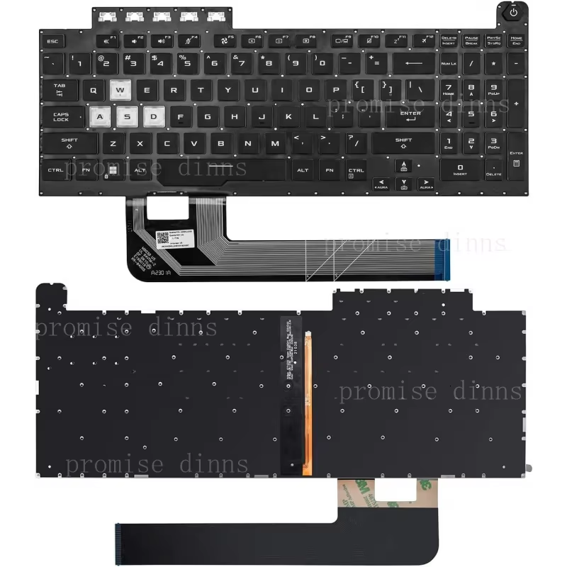 M US-toetsenbord voor Asus TUF - Gaming Keyboard Asus recensie en prijs