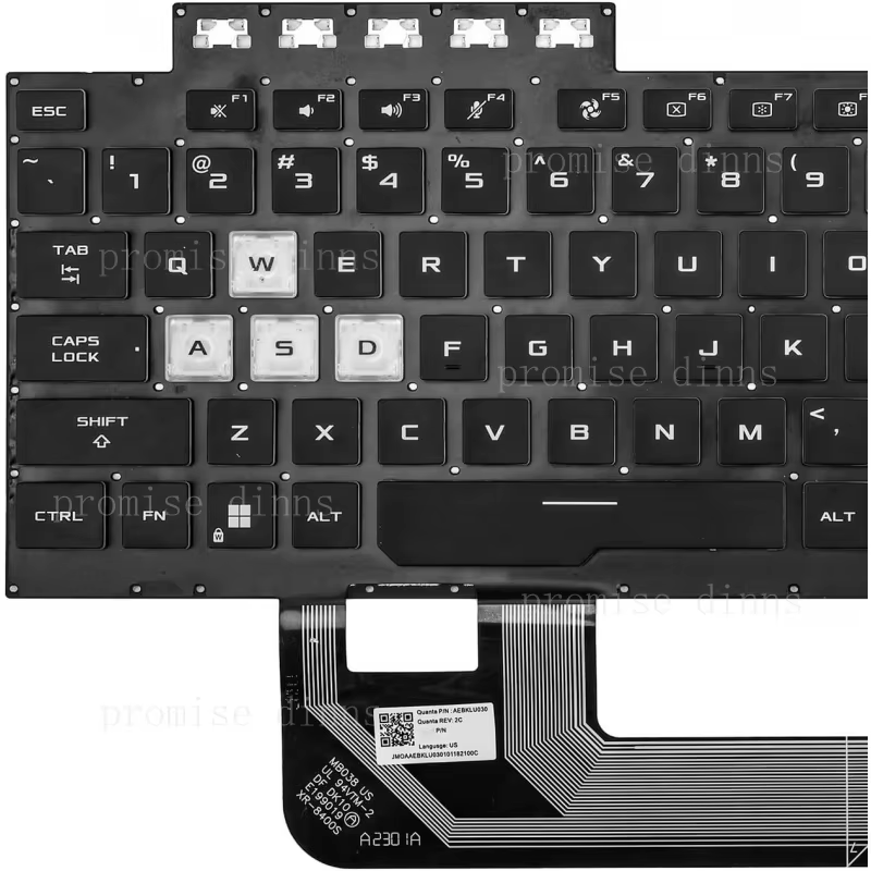 M US-toetsenbord voor Asus TUF - Gaming Keyboard Asus recensie en prijs