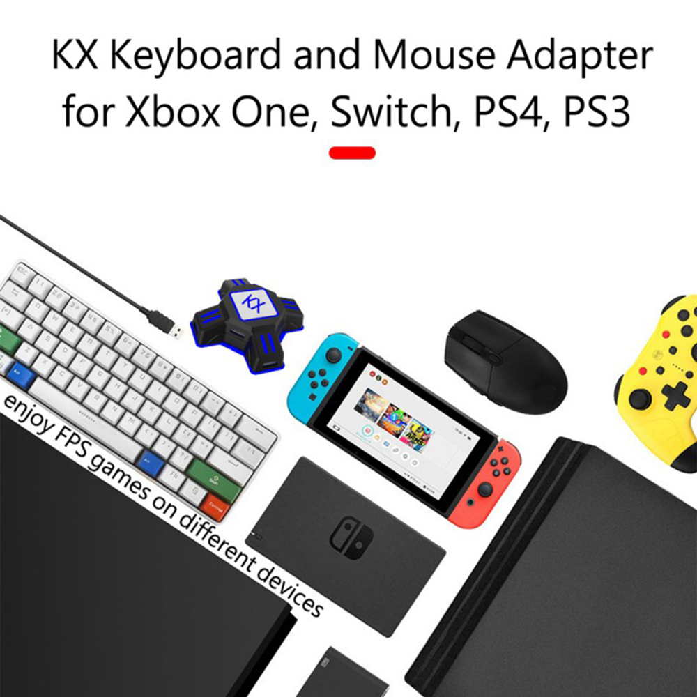 KX-adapter voor PS4-controller - Gaming Keyboard And Mouse For Xbox recensie en prijs
