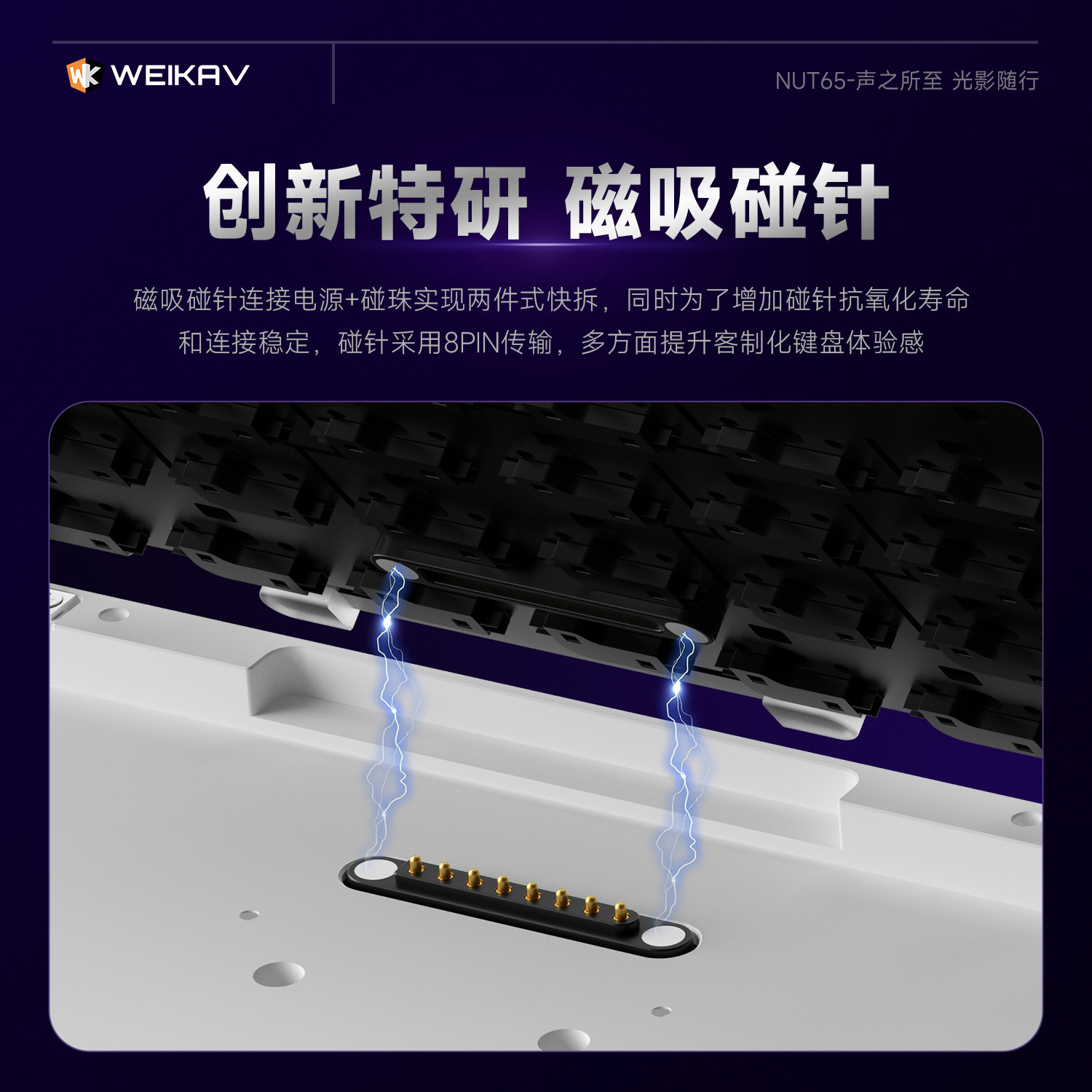 Nieuwe Weikav Nut65 aluminium  - Gaming Keyboard Wireless recensie en prijs