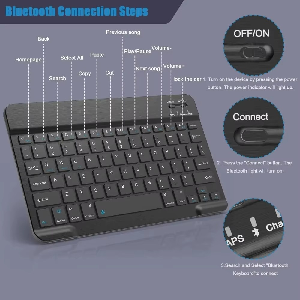 Bluetooth 5.0 Draadloos Toetse - Gaming Keyboard Wireless recensie en prijs