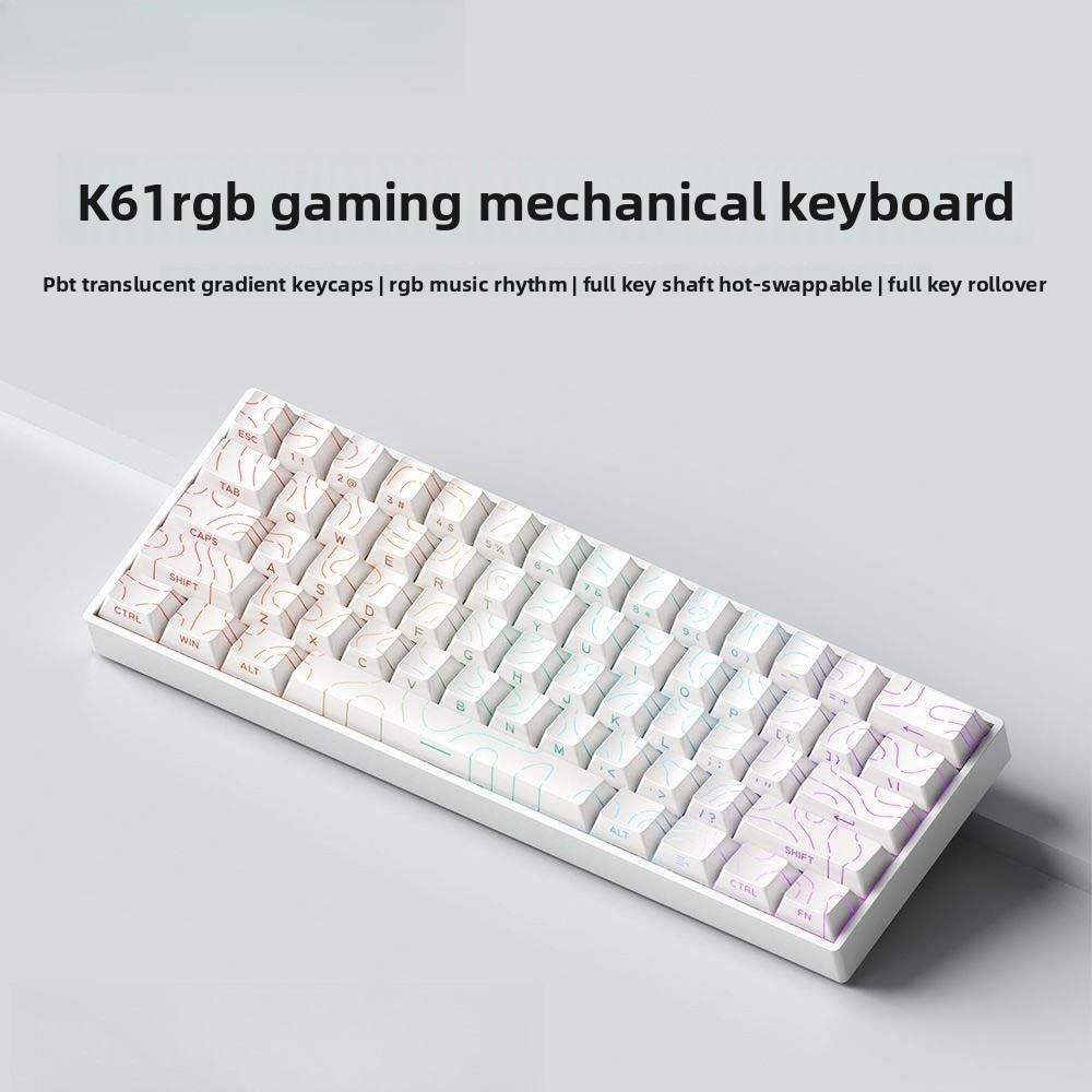 60% draadloos Bluetooth 2.4G m - Gaming Keyboard Mobile recensie en prijs