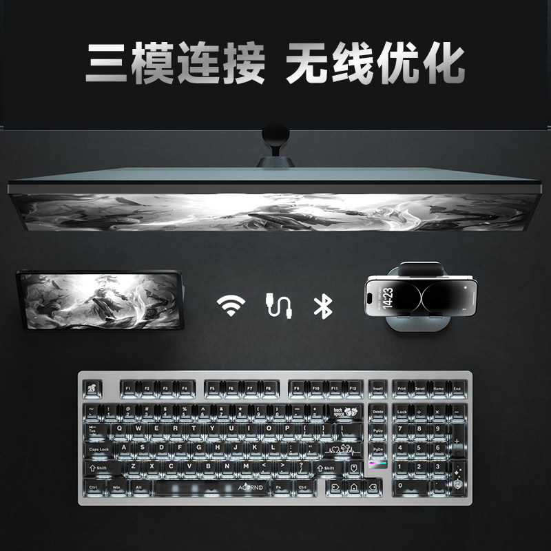 Weika Max102 aluminium behuizi - Gaming Keyboard Wireless recensie en prijs