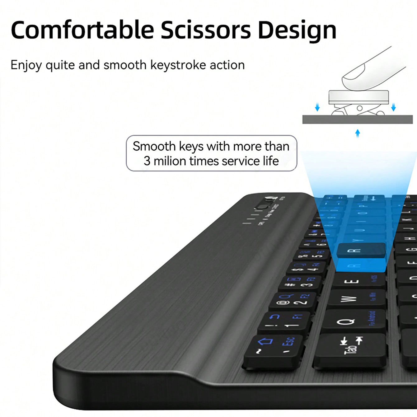 Meertalig toetsenbord voor tab - Gaming Keyboard Wireless recensie en prijs