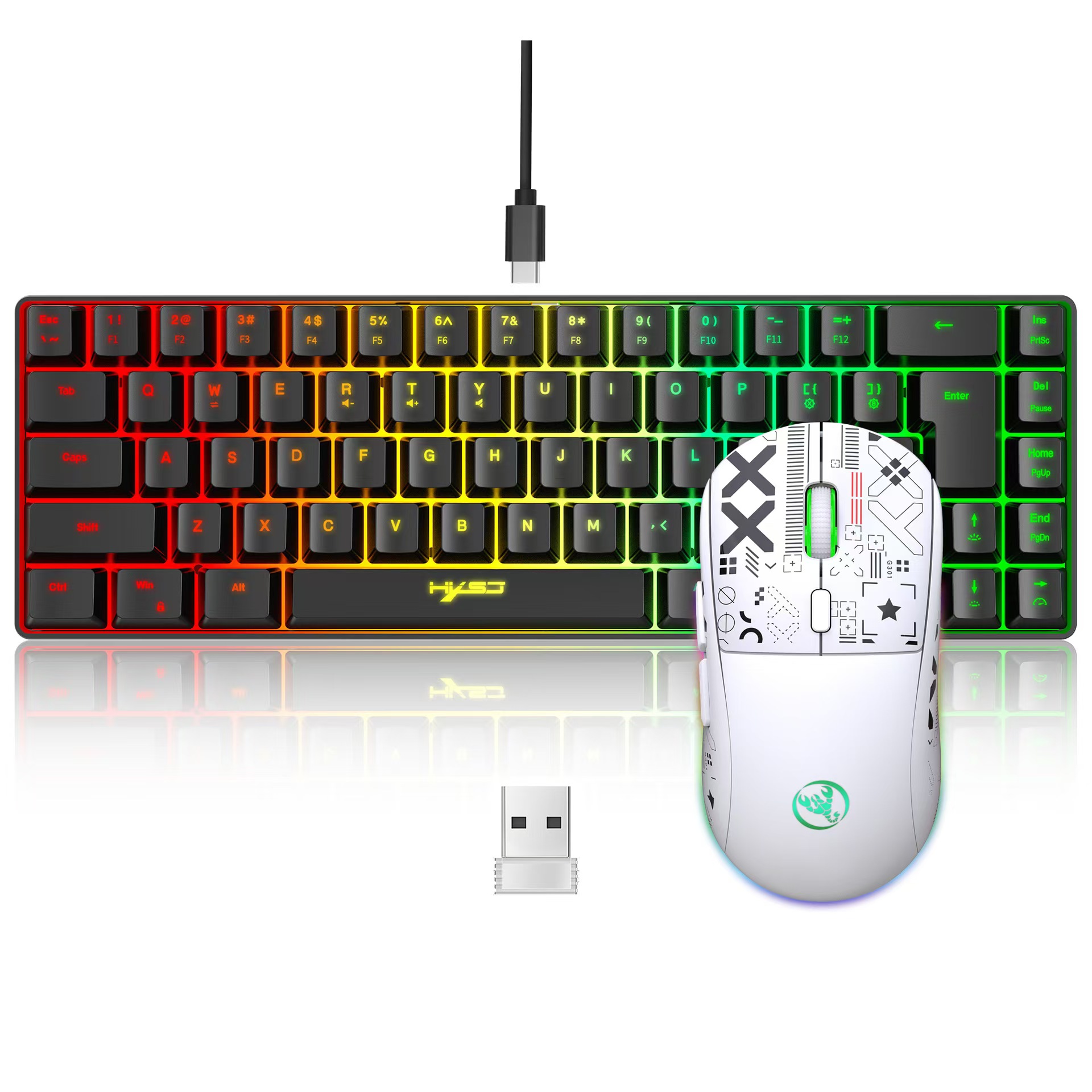 60% gaming Toetsenbord en muis - Gaming Keyboard And Mouse For Xbox recensie en prijs