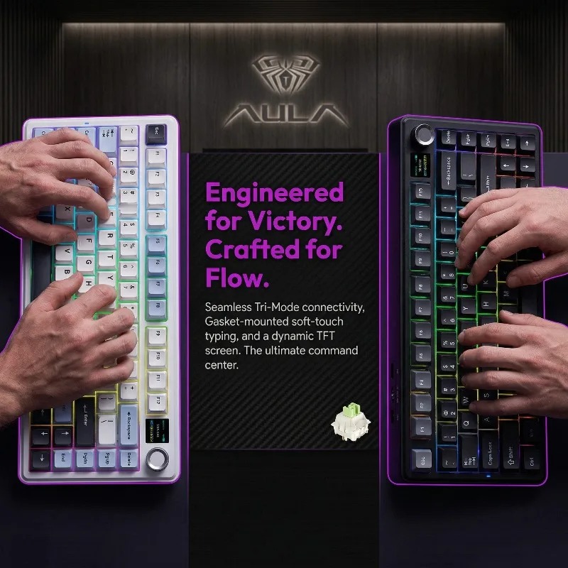 AULA F75 Max Mechanisch Toetse - Gaming Keyboard Wireless recensie en prijs