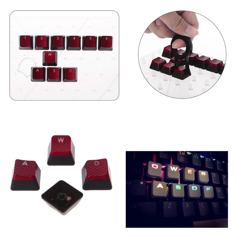 10 toetsen Backlit Keycaps ant - Gaming Keyboard Corsair recensie en prijs