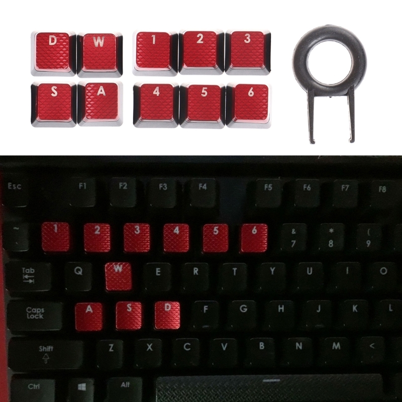 10 toetsen Backlit Keycaps ant - Gaming Keyboard Corsair recensie en prijs