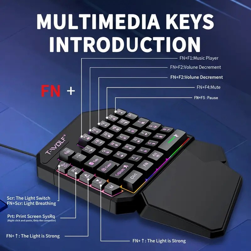 FocusOnPC TF900 2-in-1 mobiele - Gaming Keyboard Mobile recensie en prijs