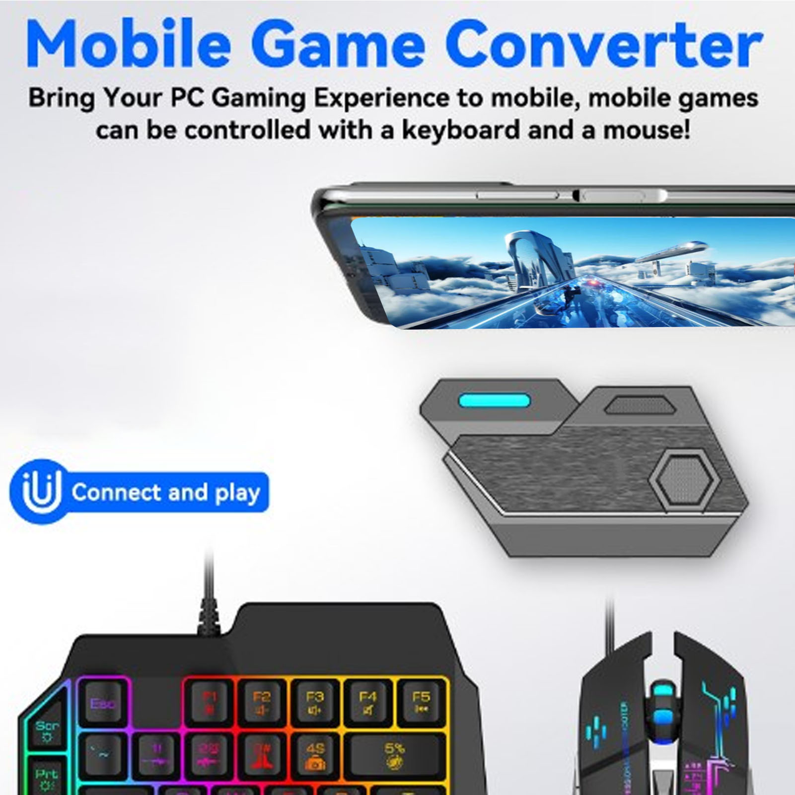 Mobiel gamecombopakket Bluetoo - Gaming Keyboard Mobile recensie en prijs