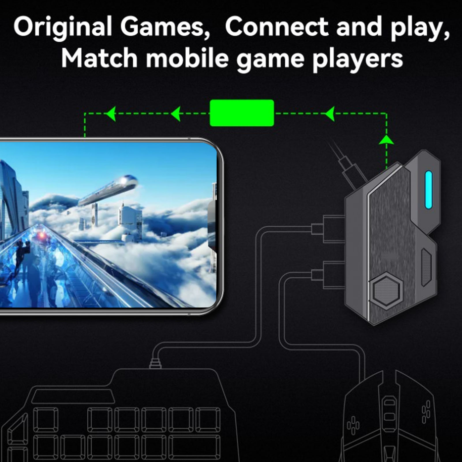 Mobiel gamecombopakket Bluetoo - Gaming Keyboard Mobile recensie en prijs