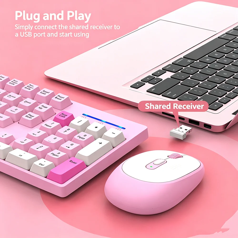KEBIDUMEI 2.4G draadloos toets - Gaming Keyboard Mouse Set recensie en prijs