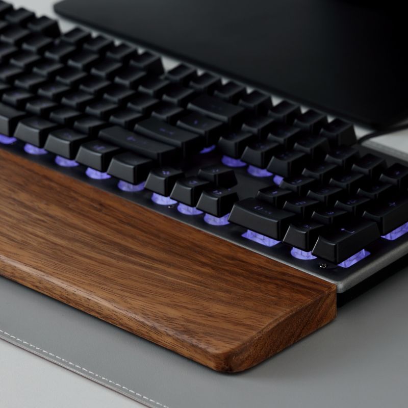 Massief houten toetsenbord Pal - Wrist Rest Wood recensie en prijs