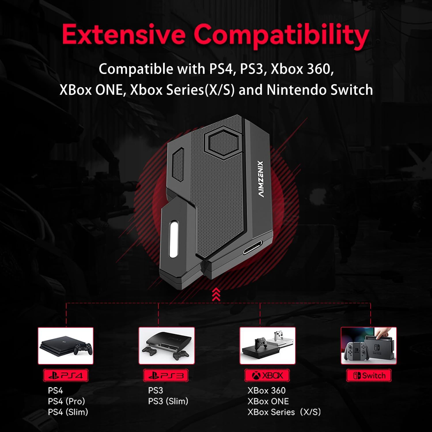 Mobiele Games Converter Mobila - Gaming Keyboard And Mouse For Xbox recensie en prijs