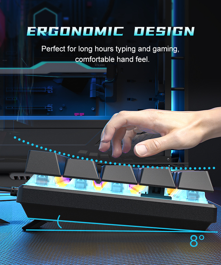Mechanisch 60% gaming-toetsenb - Gaming Keyboard Budget recensie en prijs