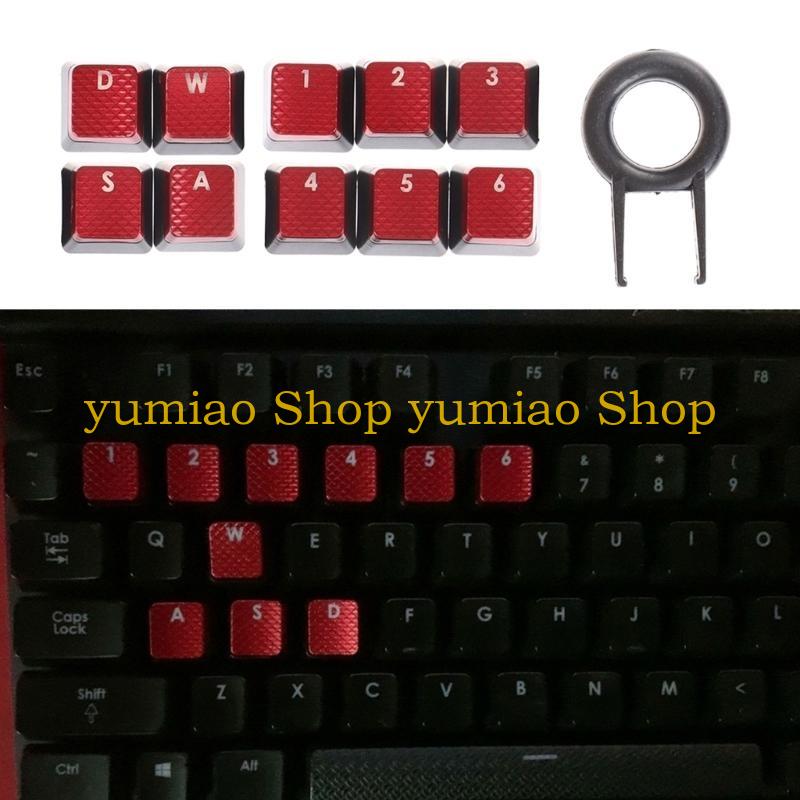 587B 10 Stuks Duurzame Keycaps - Gaming Keyboard Corsair recensie en prijs