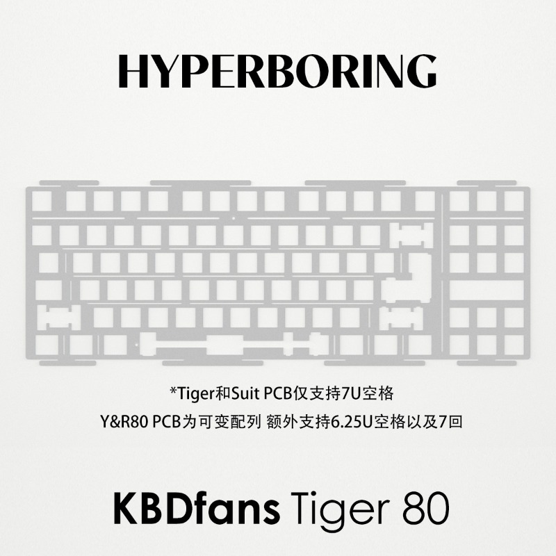 HYPERBORING Tiger80 Toetsenbor - Gaming Keyboard Ergonomics recensie en prijs