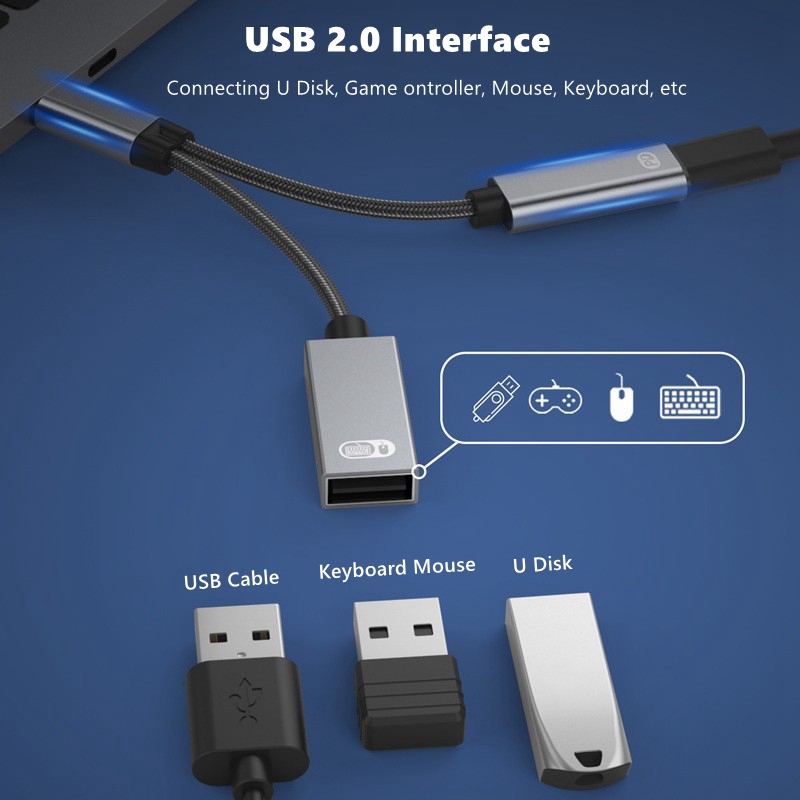 Audio 1 Naar 2 Type-C Naar Usb - Gaming Keyboard Types recensie en prijs