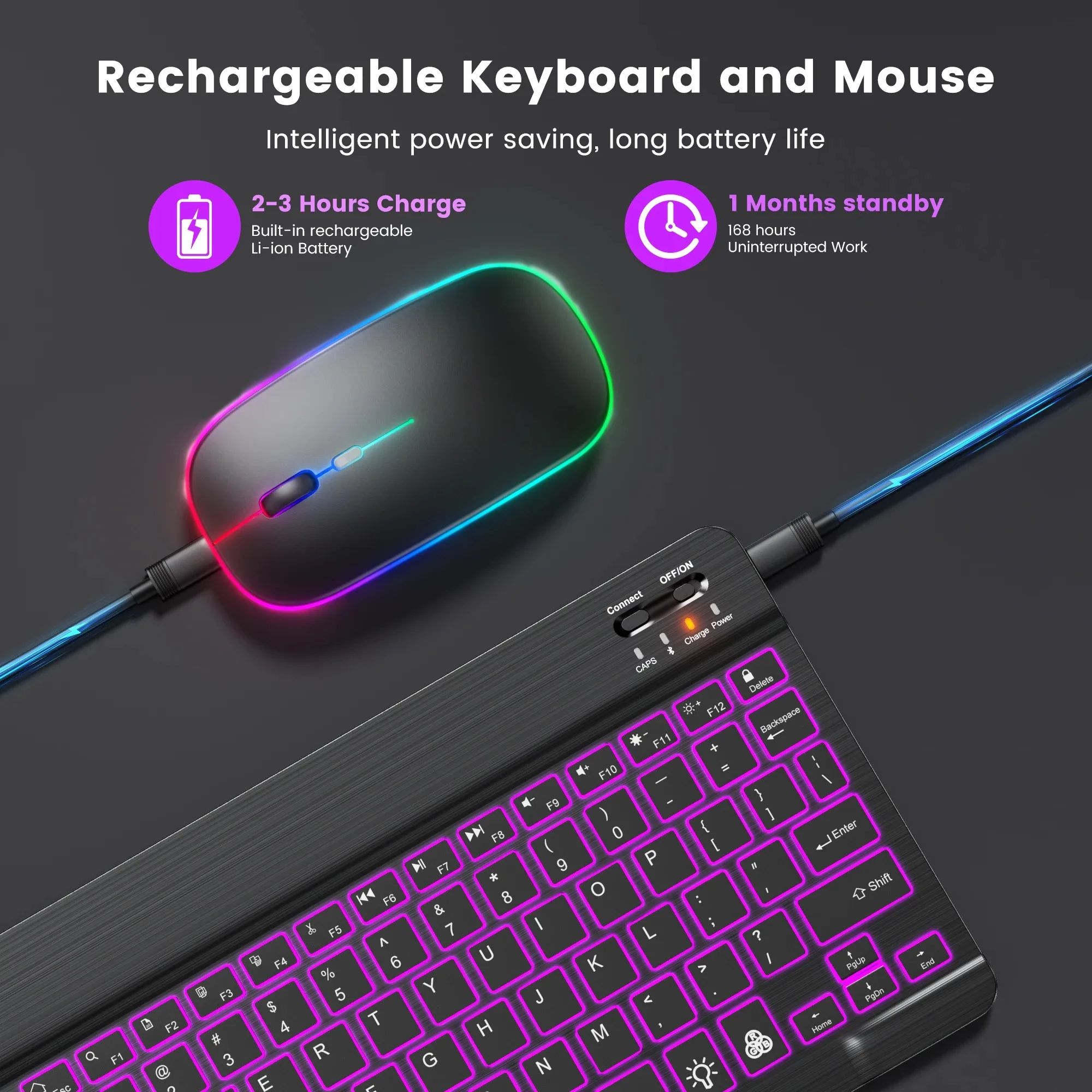 Mini verlicht RGB Bluetooth dr - Gaming Keyboard And Mouse For Xbox recensie en prijs