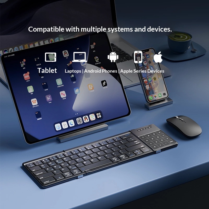 Mengzu Tri Fold draadloos Blue - Gaming Keyboard Wireless recensie en prijs