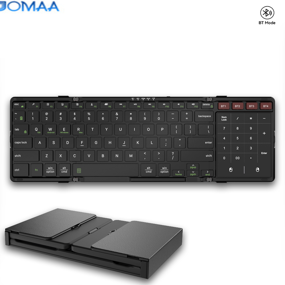 JOMAA Opvouwbaar Bluetooth-toe - Gaming Keyboard Budget recensie en prijs