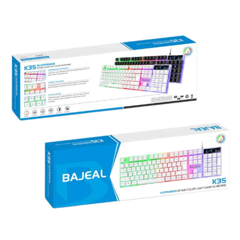 BAJEAL K35 Bedraad USB-toetsen - Gaming Keyboard Budget recensie en prijs